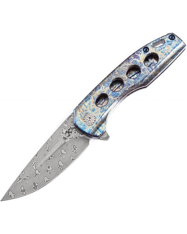 Cassowary Damascus Lightning Flipper