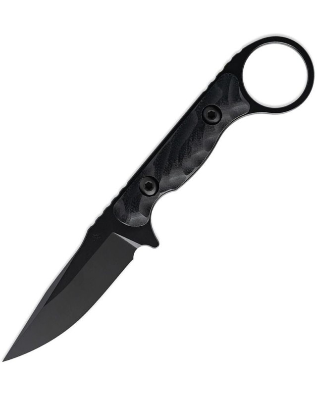 Jank Shank S Fixed Blade CPM-M4 steel SOF Series SOCOM Black Cerakote finish