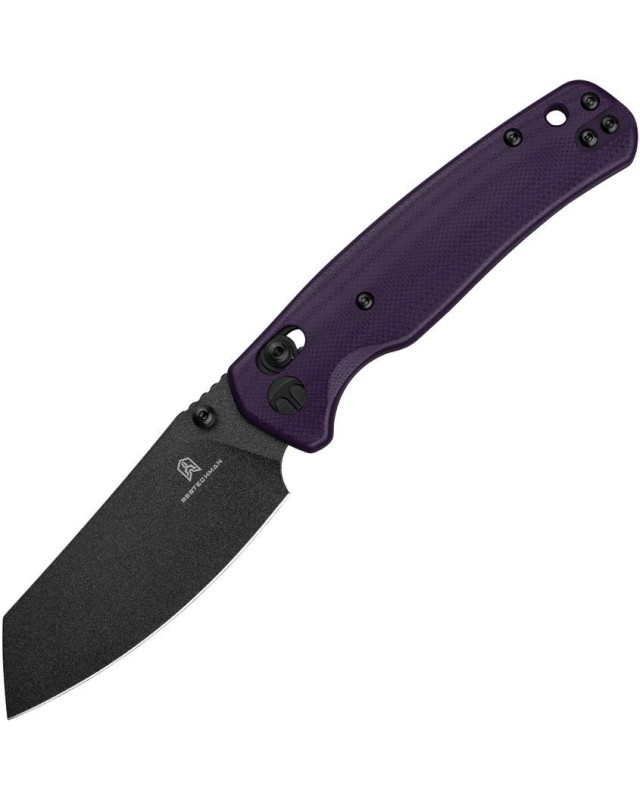 Cicada's Wing B-Lock 10Cr15MoV steel gray coating purple G10 handle