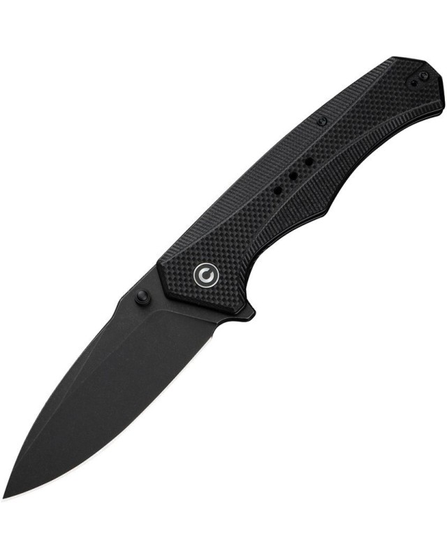 Photonix Nitro-V steel blackwash finish Black G10 Handle C23081B-1